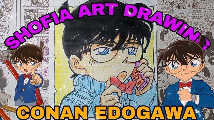 drawing conan Edogawa