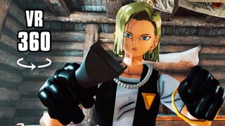 VR 360° - Android 18 gives you a haircut!