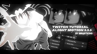 Smooth twitch transition - alight motion tutorial