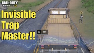 *BUG* THE INVISIBLE TRAP MASTER ON TRUCK ⚡ | COD MOBILE