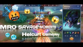 MRO SAVAGE MOMENTS —Gameplay Helcurt Savage. Gilak Kalajengking lenopdon🦂