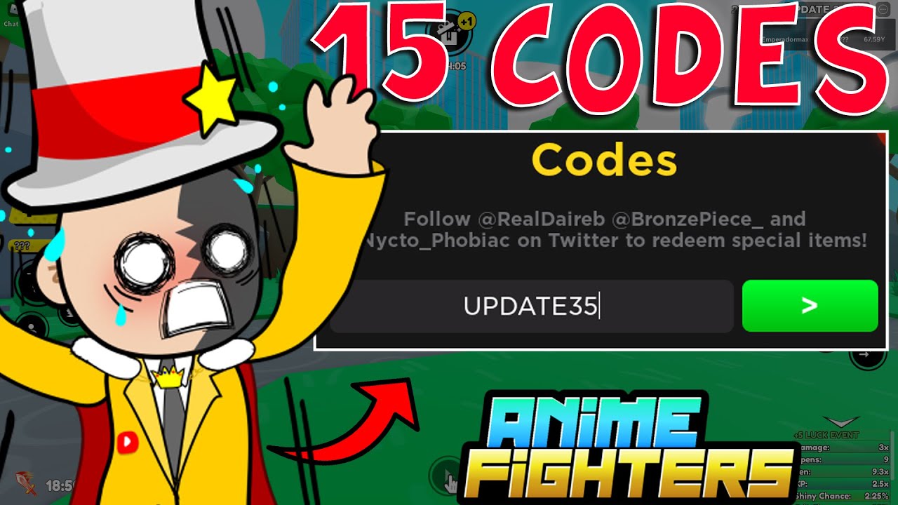 UPDATED Anime Fighters Simulator codes  Yen XP Luck Boosts August 2023   Xfire