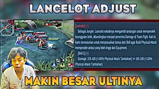 Lancelot Adjust Berkedok Buff ? Skill 1 Kena Nerf Gada Damage Kalo Build Tank