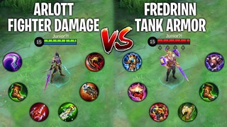 Arlott Fighter Damage Vs Fredrinn Tank Armor