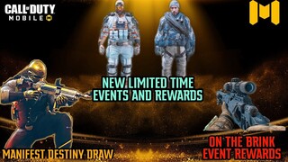 *NEW* LIMITED TIME EVENTS | "ON THE BRINK" EVENT AND REWARDS | MANIFEST DESTINY DRAW | AND MORE...