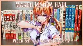 March Manga Haul | Week 5 : Food Wars, Grand Blue Dreaming, Fire Force and more!