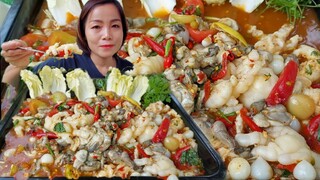 ซดตำตรีน หอยนางรมสดๆ สวดถาด เกลี้ยงตั้บ5/2/65