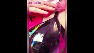 【Size S-2XL】DokiDoki-R Cosplay Rabbit Hole Costume Bunny Girl Sexy Black