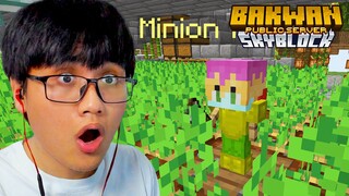 Aku Pasang MINION di Pulau Minecraft Bakwan Skyblock Public Server!