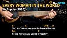 Every Woman In The World - Air Supply (1980) Easy Guitar Chords Tutorial with Lyrics Part 1 REELS