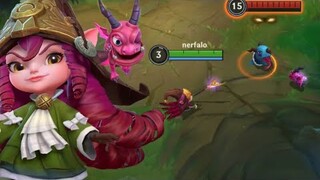 Wild Rift: Dragon Trainer Lulu Skin Gameplay