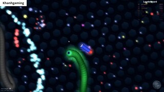 Slither.io 1 Tiny Hacker Snake vs Troll Giant Snakes Epic Slitherio Gameplay 8
