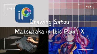 Drawing Satou Matsuzaka in Ibis Paint X | untuk perayaan Helloween