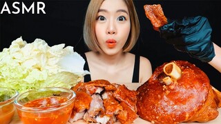 ASMR กินขาหมูเยอรมัน 2ขา กรอบหูแตก!! | ASMR CRISPY DELICIOUS GERMAN PORK KNUCKLE | FAHASMR | MUKBANG