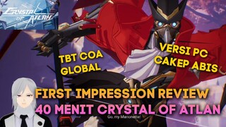 FIRST IMPRESSION 40 MENIT REVIEW GAMEPLAY CRYSTAL OF ATLAN VERSI PC KEREN BANGET SIH INI