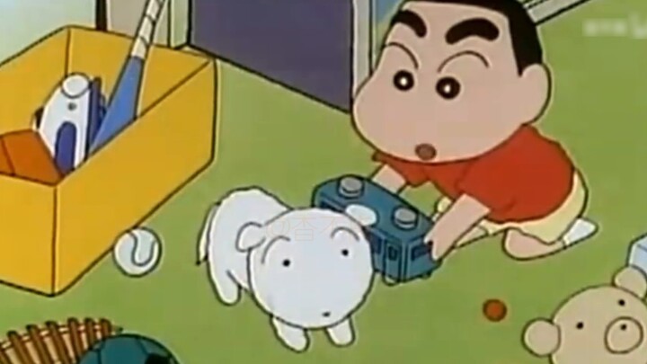 Today is the dubbing of Crayon Shin-chan. Can you see where my watermark is added?
