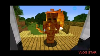 I'm SCP 457  in Minecraft (Reaction)