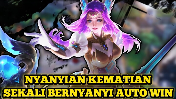 NYANYIAN KEMATIAN. HYPER ODETTE MAGE SEKALI NYANYI AUTO WIN!! MAGIC CHESS MOBILE LEGENDS 2022