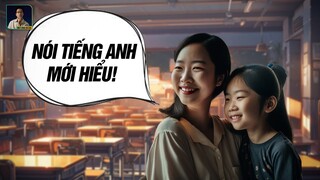 CON HỌC TRƯỜNG QUỐC TẾ NÊN KHÔNG HIỂU TIẾNG VIỆT?