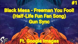 Black Mesa Gun Sync - Freeman You Fool! | ft. Google Images | #1