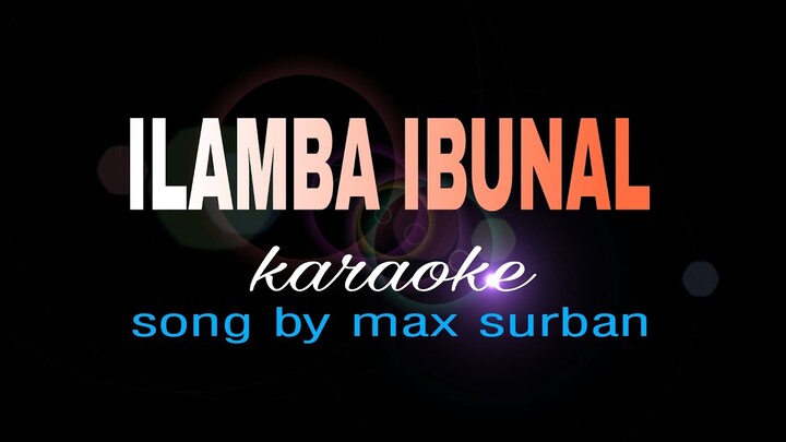 ILAMBA IBONAL karaoke