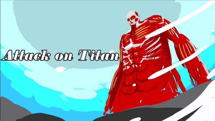 [AMV]Vẽ nhạc mở đầu của <Đại Chiến Titan> mùa 3