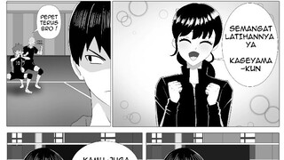 HAIKYUU!! Fan Manga. What if FreyaJKT48 meet Kageyama ??