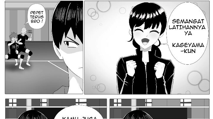 HAIKYUU!! Fan Manga. What if FreyaJKT48 meet Kageyama ??