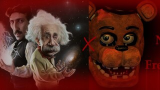 Einstein and Tesla meme but it's Fnaf!