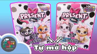 Chó con Present Pets biết tự đập hộp chui ra siêu đáng yêu ToyStation 524