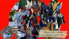 minipla shine raptor & shadow raptor set 샤인 랩터 & 섀도우 랩터 세트 kishiryu sentai ryusoulger