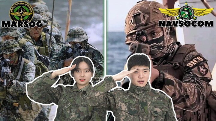 Koreans react to Philippine special forces training for the first time?!