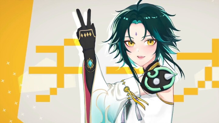 [ Genshin Impact Handwritten ] Hi CHEESE! The Wind Boys Group debuted on the spot!!!