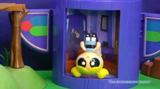 PJ Masks Plays with the PowerPuff Girls and Broken Transforming Tower