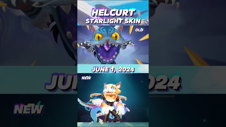 WHICH BETTER?? OLD or NEW | HELCURT STARLIGHT  #whatsnext #mobilelegends #upcomingskin #mlbb