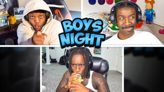 The CRAZIEST Boys Night Podcast w/ Kai Cenat, BruceDropEmOff, & YourRAGE..😂