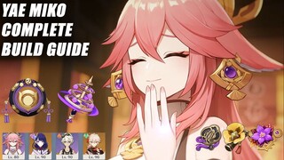 Yae Miko Complete Build Guide | Artifacts - Team Comp - Weapons & Stats Recommended