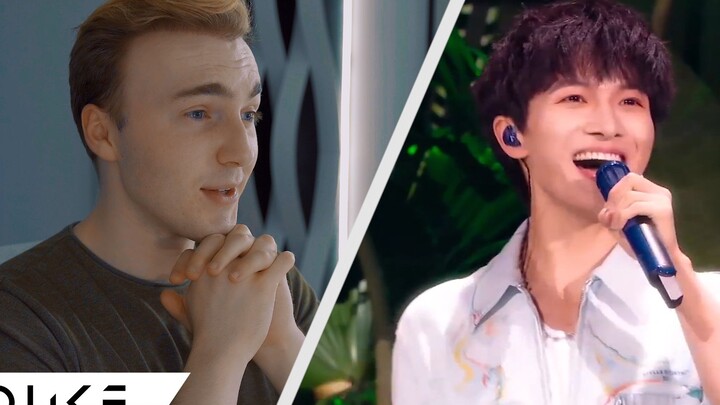 【Zhou Shen|reaction】So cute, this is a must-see for tough guys! A German guy watched Zhou Shen sing 