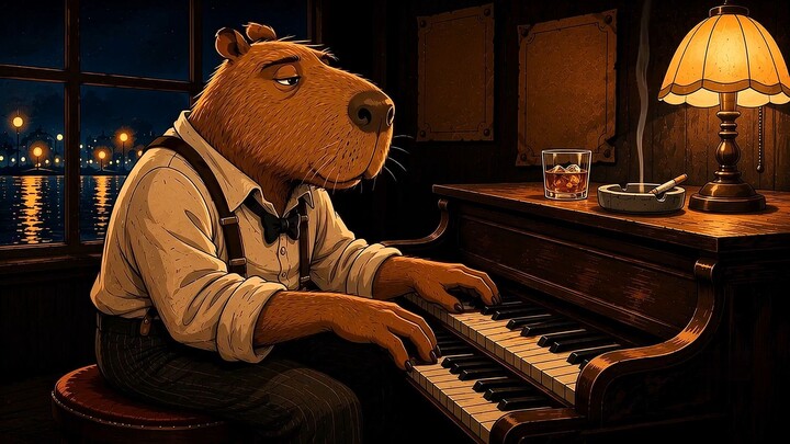 Late Night Jazz ☕ | Cozy Piano Music for Relaxing, Studying & Sleeping