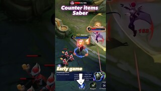 Saber Counter items mlbb