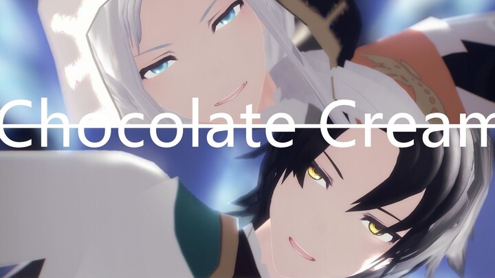 【Food Language MMD/Fresh White】chocolate cream【Three Fresh Boneless Fish x Taibai Duck】