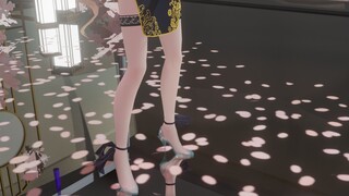 [Blender/MMD] สาวสวยในชุดกี่เพ้าสุดเซ็กซี่ร่ายรำเพลง ลงเขา