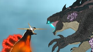 [DC2] Vua Titan VS Burning Godzilla Vua Kaiju VS Burning Godzilla