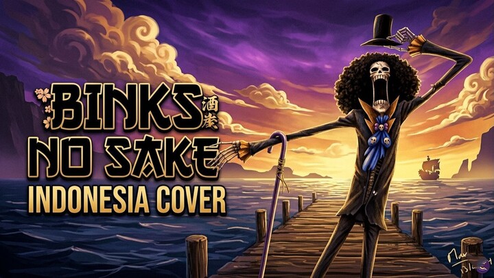 [Cover Indonesia] ONE PIECE Binks No Sake by Brook AMV 🎻🏴‍☠️ | rumah anime music #NakamaFestival2