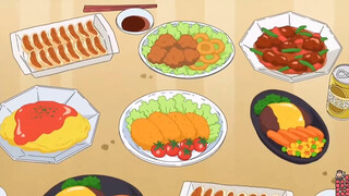 【蜡笔小新】可乐饼 牛排 煎饺 炸鸡块 厚蛋烧 用妈妈的私房钱点超美味的外送来吃哦～一起下饭吧