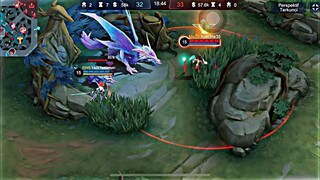 Didiemin Ngelunjak ni hero mentang” baru di buff || Fanny moment kills!!