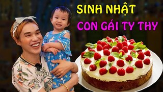 TY THY tổ chức sinh nhật cho con gái MỸ TIÊN - Ty Thy Vlog Gỏi đu đủ