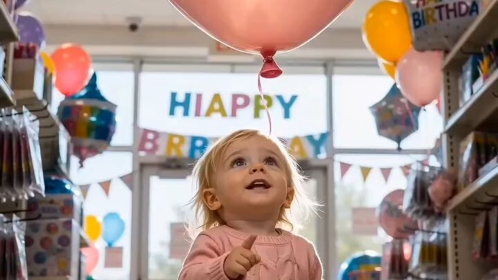 She Only Had 3 Coins for Her Birthday Balloon 🥺 🎈