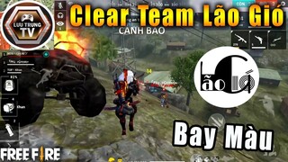 [Garena Free Fire] Clear Team Lão Gió Bay Màu Trong 1 Nốt Nhạc | Lưu Trung TV