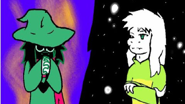 Asriel vs.Ralsei - Bagian 1 (animasi DeltaRune Undertale)